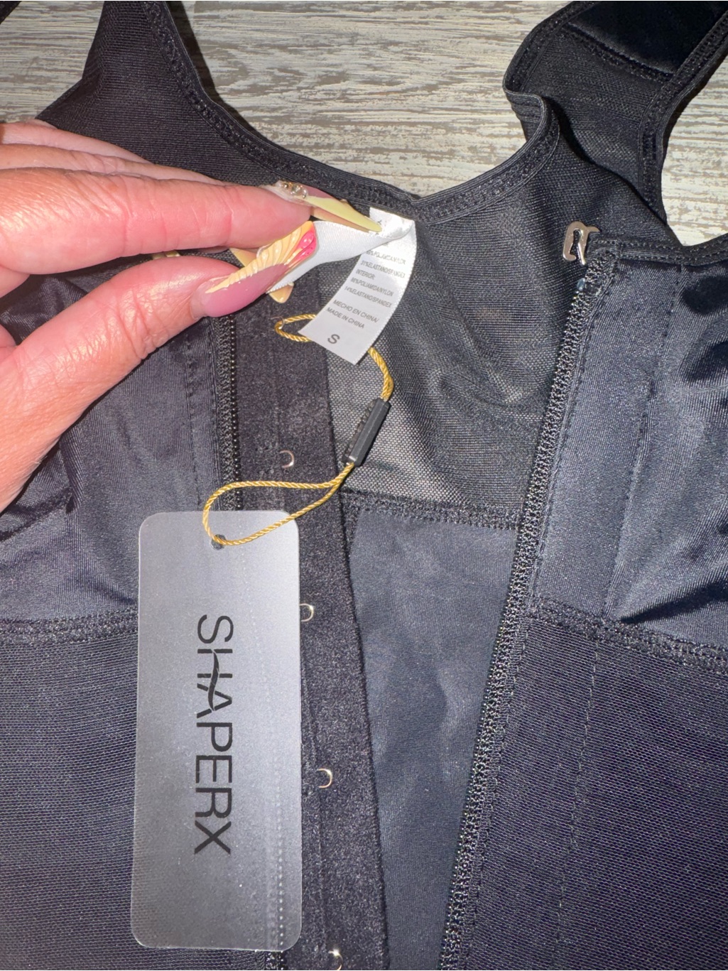 Nwt Shaperx Sculpting Tummy Control Fajas, Black, Sz Small — image 3 of 7